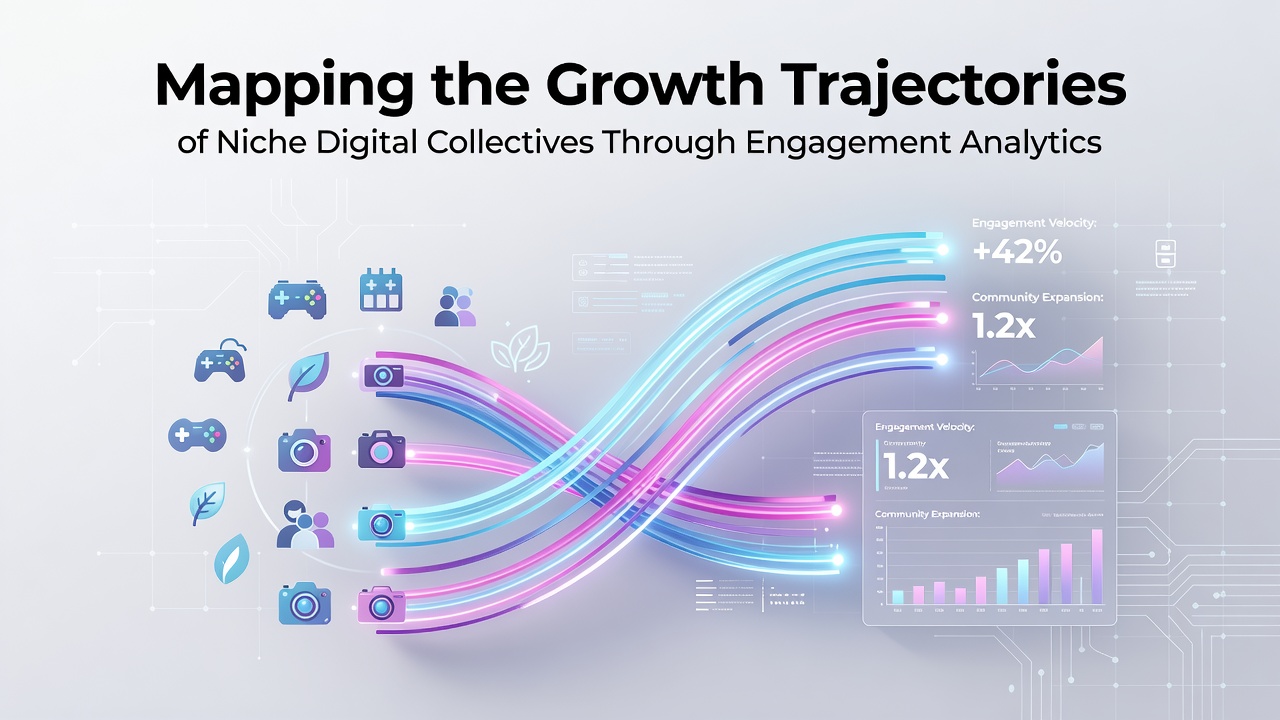Mapping the Growth Trajectories of Niche Digital Collectives Through Engagement Analytics