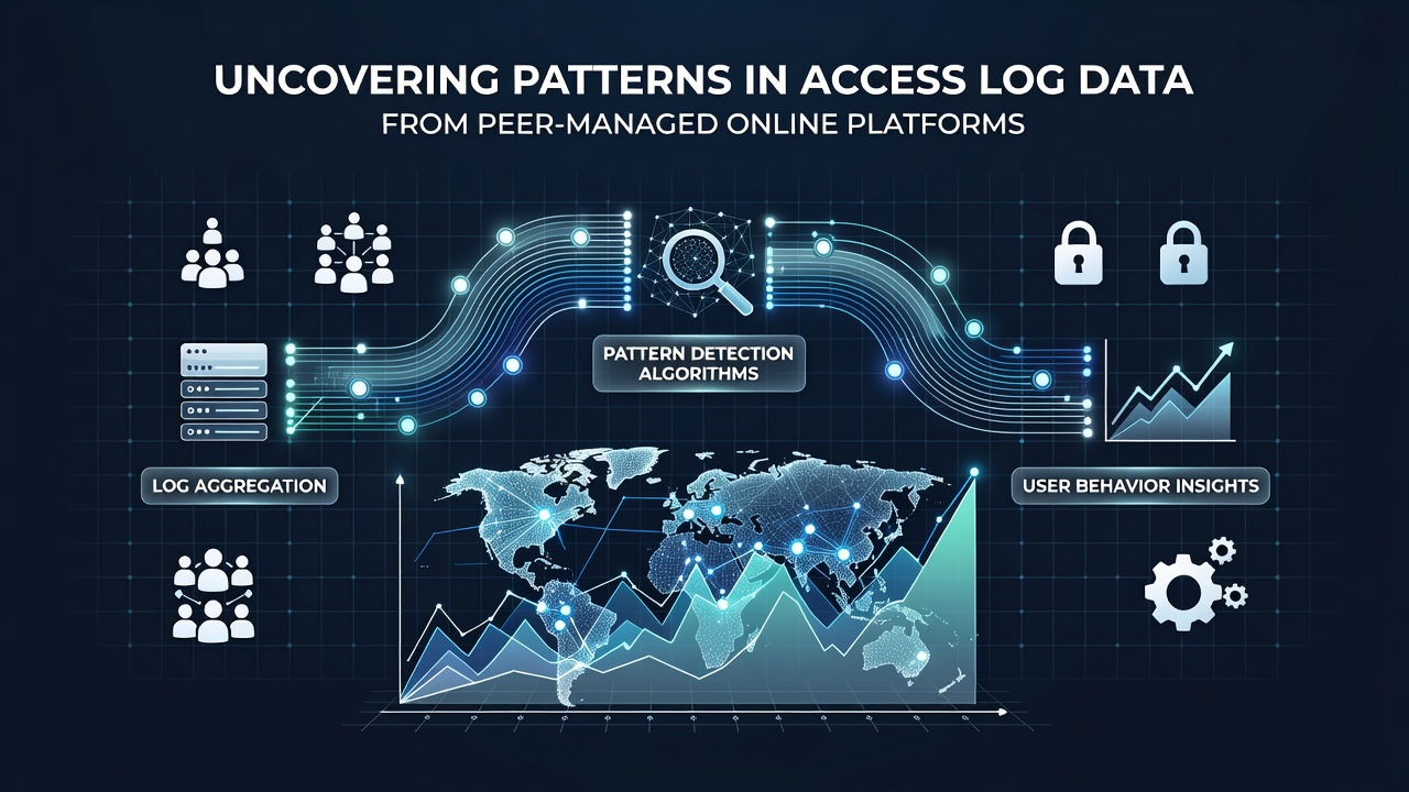 Uncovering Patterns in Access Log Data from Peer-Managed Online Platforms